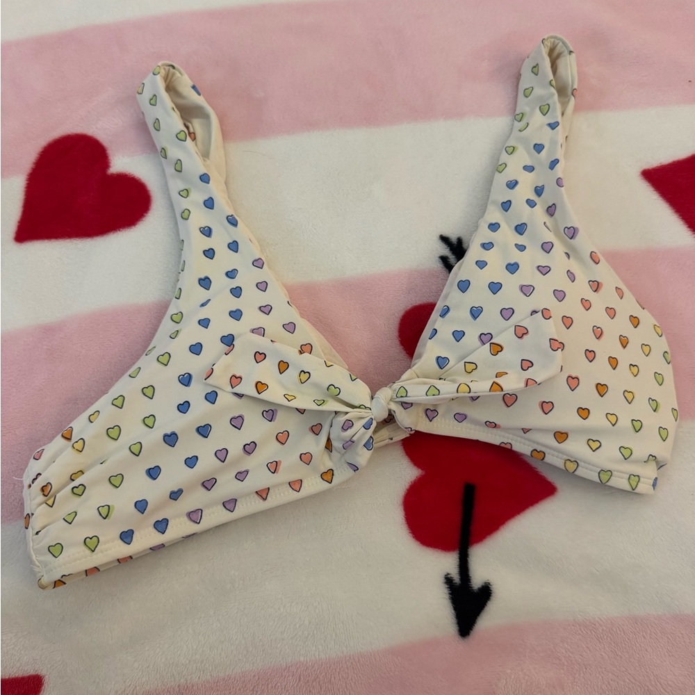 Colorful Heart Bikini Top rollerrabbit